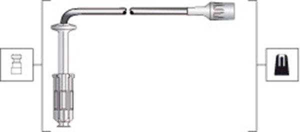 Zestaw przewodów zapłonowych MAGNETI MARELLI 941318111284