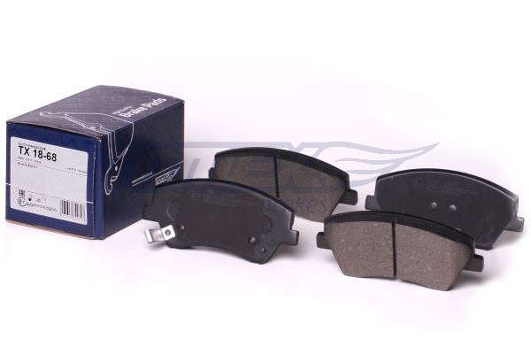 Levně Sada brzdových destiček, kotoučová brzda TOMEX Brakes 18-68