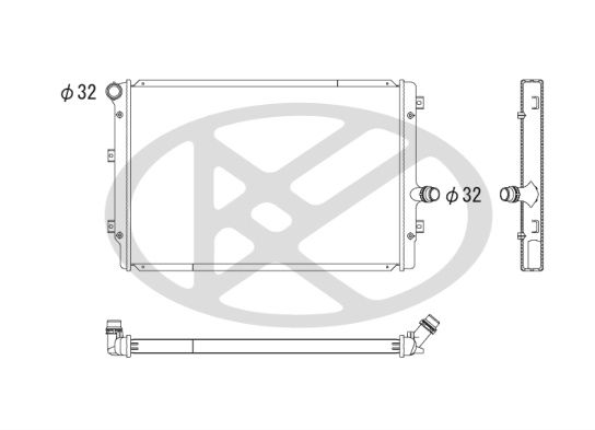 Radiator, racire motor KOYORAD PL452659