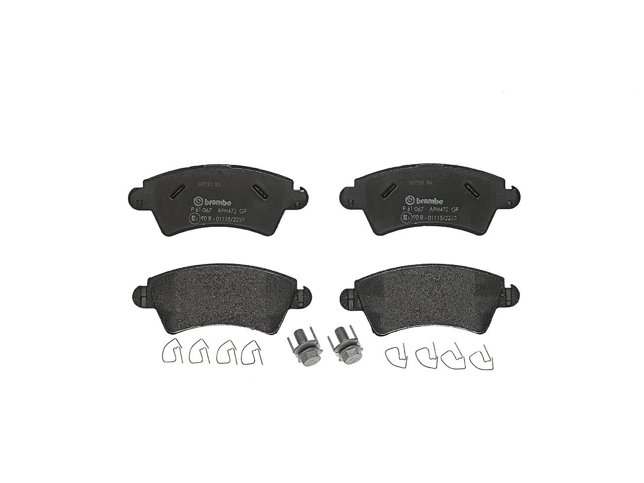set placute frana,frana disc BREMBO PRIME LINE P 61 067