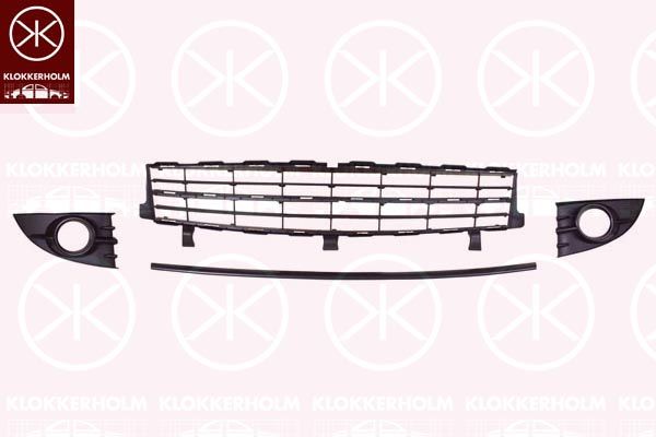 Kratka wentylacyjna, zderzak KLOKKERHOLM 6042910