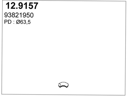 Rura wydechowa ASSO 12.9157