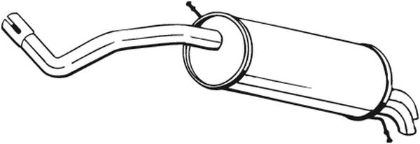 Tłumik końcowy KLOKKERHOLM 278-033