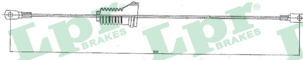 Tažné lanko, parkovací brzda LPR C0912B