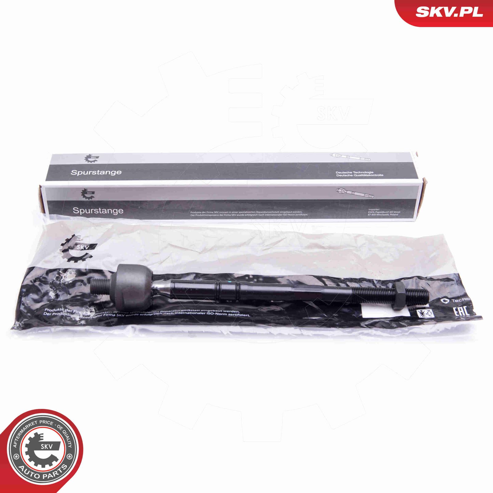 Aksiālais šarnīrs, Stūres šķērsstiepnis