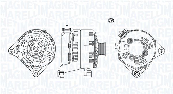 Alternator MAGNETI MARELLI 063736239010