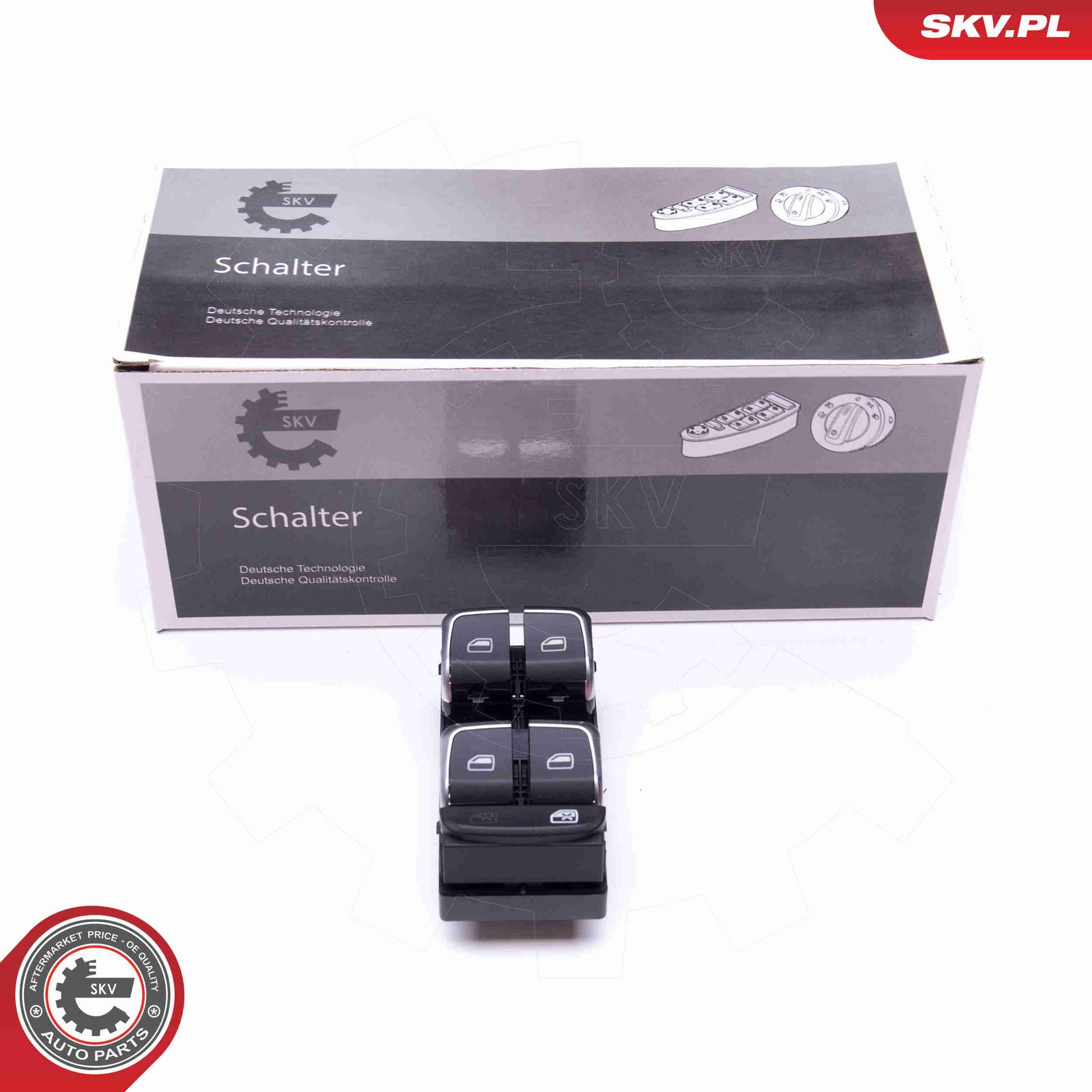 Выключатель, стеклолодъемник