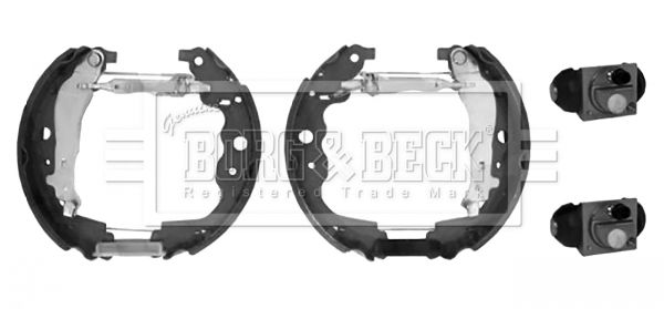 Zestaw szczęk hamulcowych BORG & BECK BBS1147K