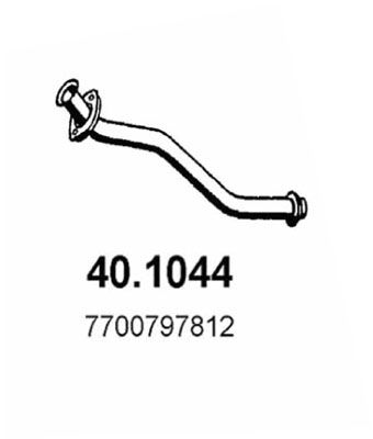 Rura wydechowa ASSO 40.1044