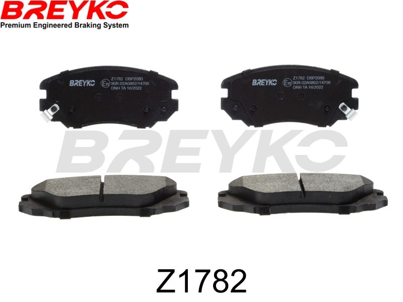 Zestaw klocków hamulcowych, hamulce tarczowe DAVID VASCO Z1782