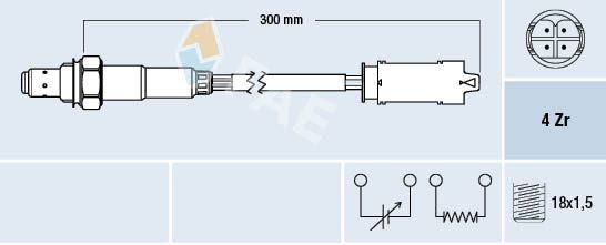 Sonda lambda FAE 77336
