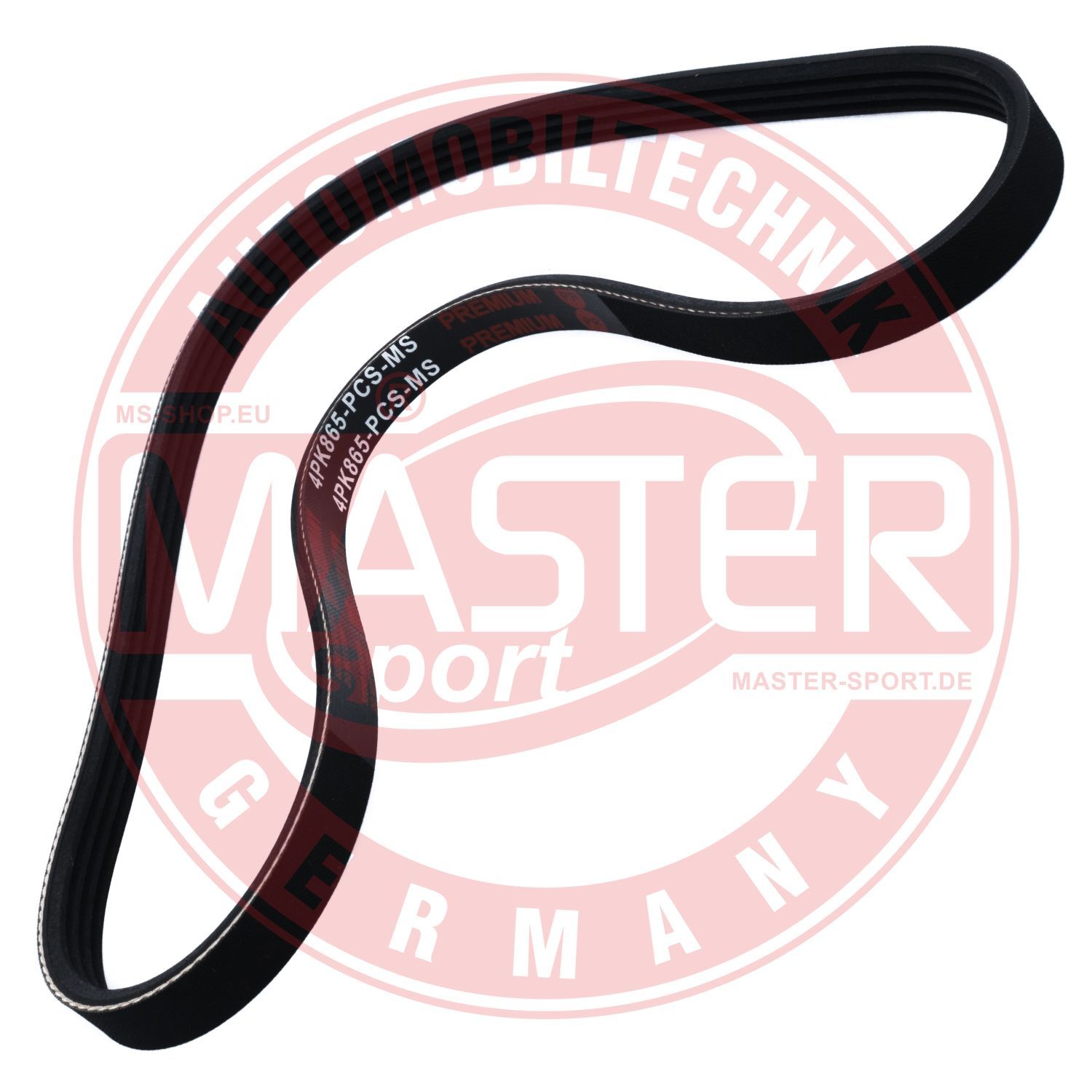 Pasek klinowy wielorowkowy MASTER-SPORT GERMANY 4PK865-PCS-MS