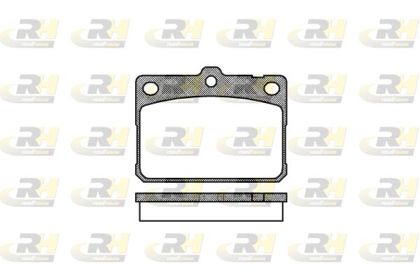 Zestaw klocków hamulcowych, hamulce tarczowe ROADHOUSE 2079.30