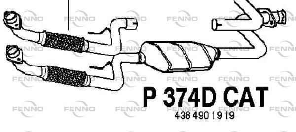 Katalizator FENNO 6384901919