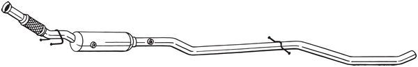 Filtr sadzy / filtr cząstek stałych, układ wydechowy BOSAL 097-355