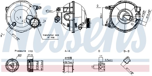 Vase d'expansion, liquide de refroidissement