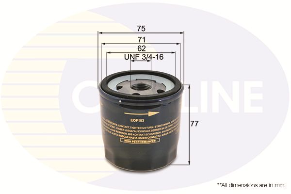 Filtr oleju COMLINE EOF103