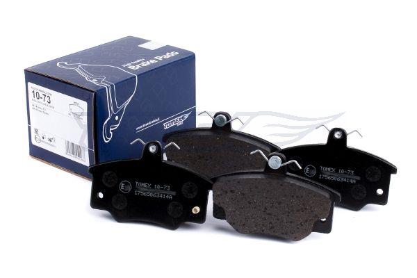 Levně Sada brzdových destiček, kotoučová brzda TOMEX Brakes 10-73