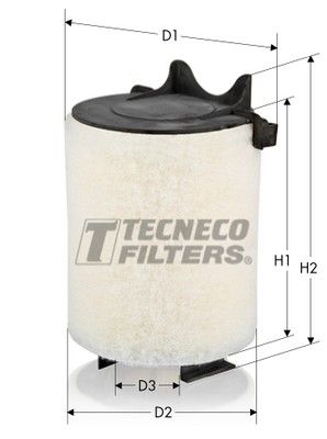 Filtr powietrza TECNECO FILTERS AR9800S