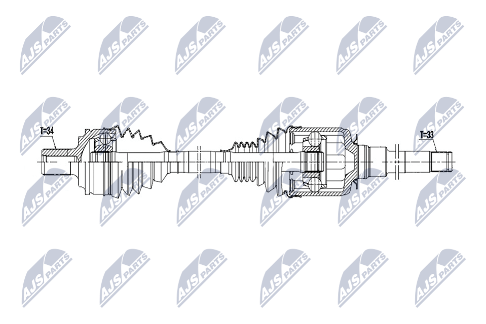 Wał napędowy NTY NPW-ME-213