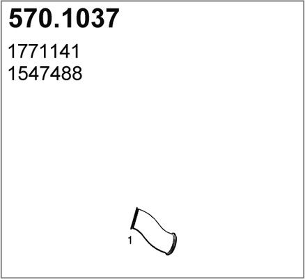 Racord evacuare ASSO 570.1037