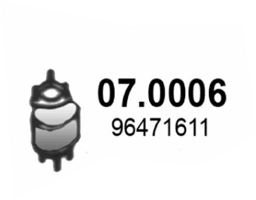 Katalizator ASSO 96344446