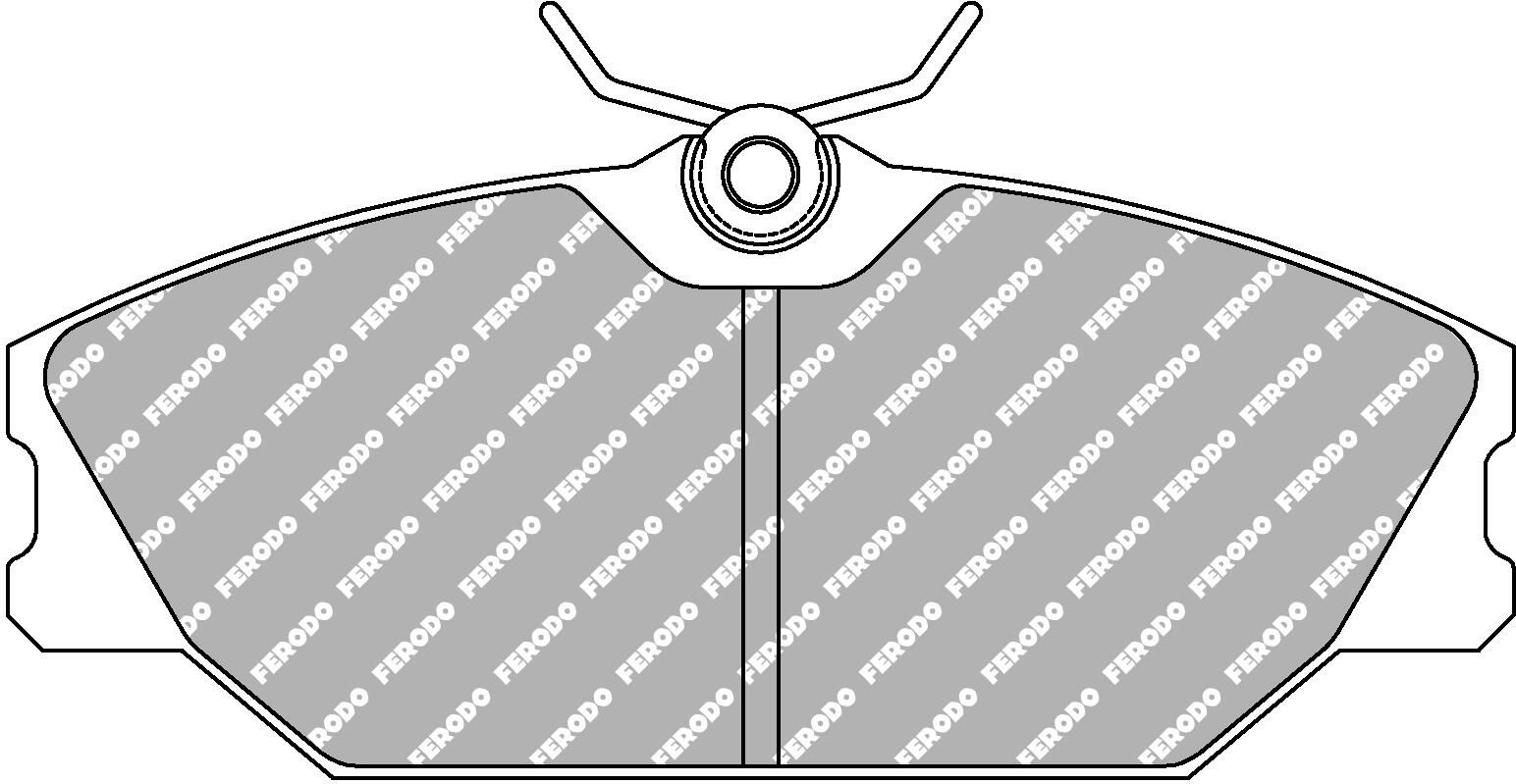 set placute frana,frana disc FERODO RACING DSUNO FCP406Z