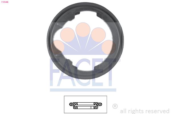 Uszczelka, termostat FACET 7.9548