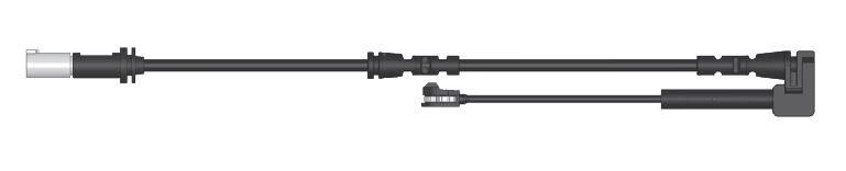 Сигнализатор, износ тормозных колодок