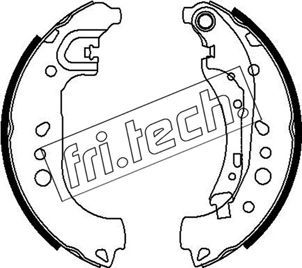 Zestaw szczęk hamulcowych FRI.TECH. 1253.718