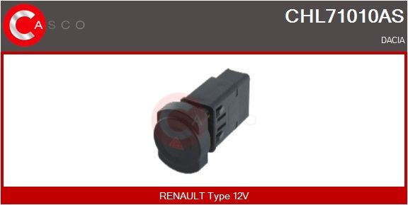 Levně Vypínač výstražných blikačů CASCO CHL71010AS
