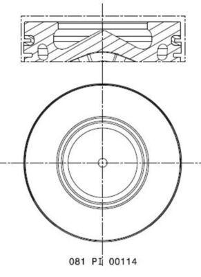 Tłok MAHLE 081 PI 00114 000