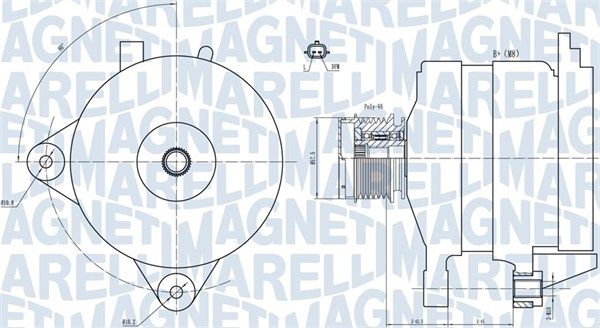 Alternator MAGNETI MARELLI 063731888010