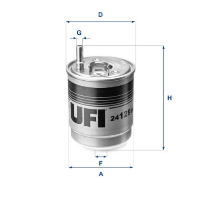 filtru combustibil UFI 24.129.00