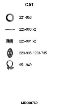 Katalizator FA1 MD000769