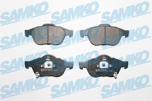 Sada brzdových destiček, kotoučová brzda SAMKO 5SP1215