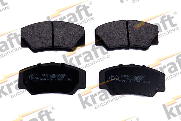 Sada brzdových destiček, kotoučová brzda KRAFT AUTOMOTIVE 6002050