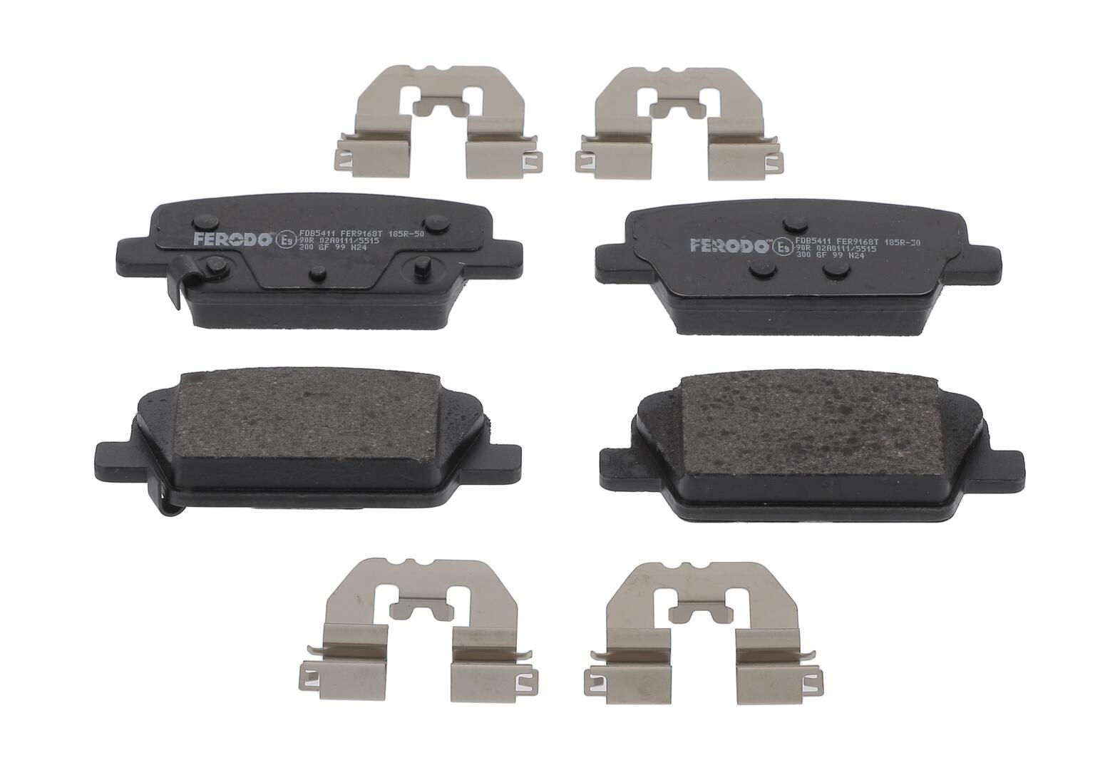 set placute frana,frana disc FERODO FDB5411