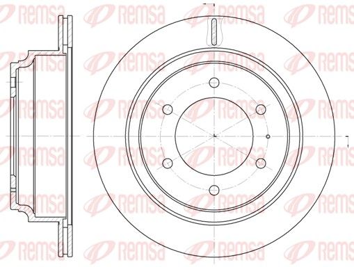 Brzdový kotúč REMSA 6515.10
