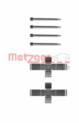 Set accesorii, placute frana METZGER 109-1004