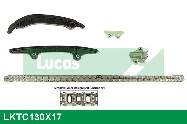 Zestaw łańcucha rozrządu LUCAS LKTC130X17