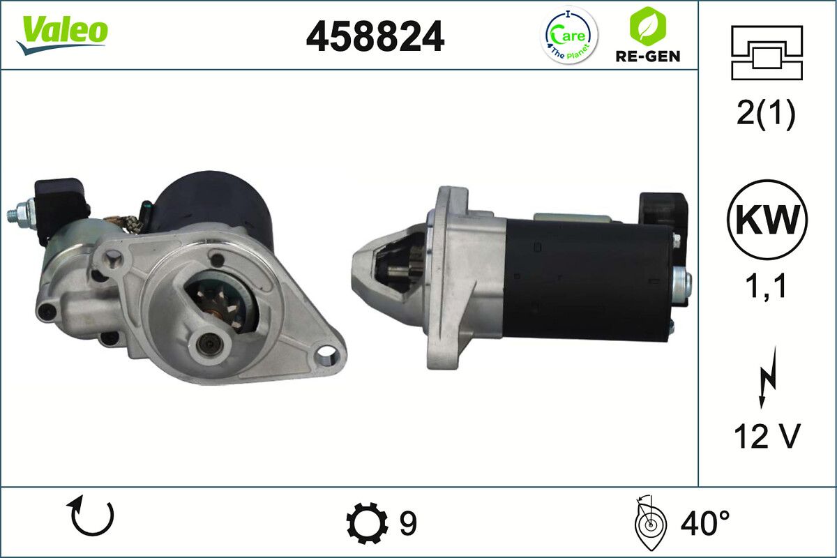 starter VALEO RE-GEN REMANUFACTURED 458824