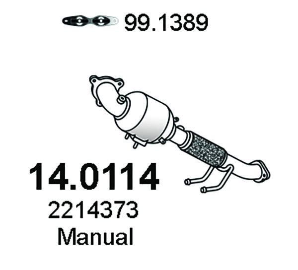 Katalizator ASSO 1831667