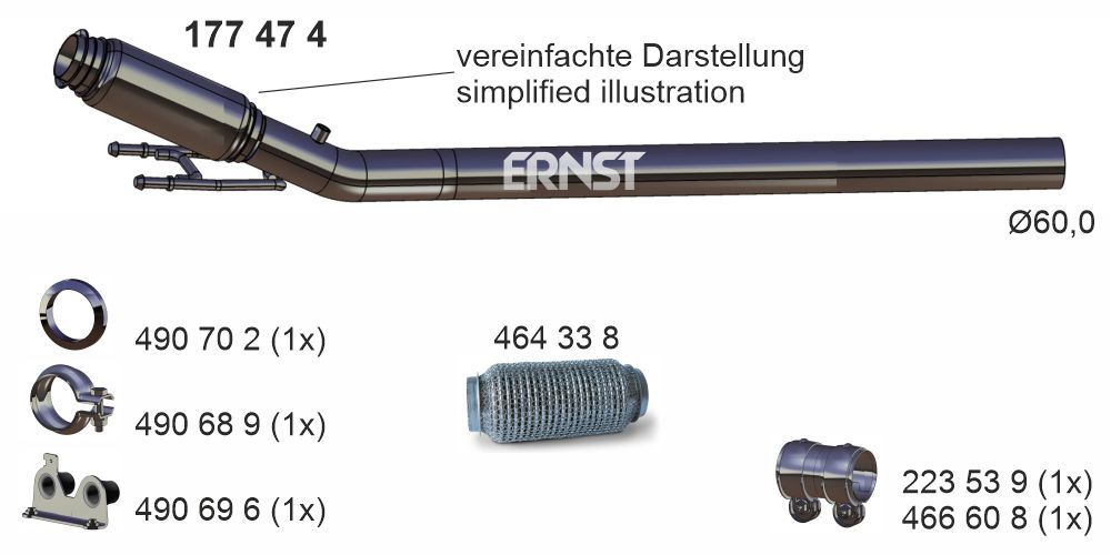 Racord evacuare ERNST 177474