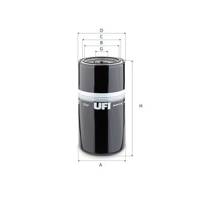 Filtru, sistem hidraulic primar UFI 86.011.00
