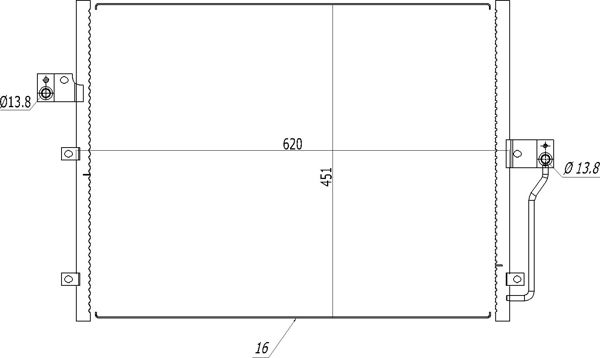 Skraplacz, klimatyzacja HART 636 978