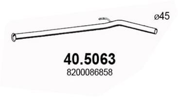 Rura wydechowa ASSO 40.5063
