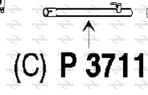 Rura wydechowa FENNO P3711