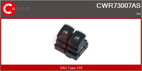 Spínač, zvedací zařízení oken CASCO CWR73007AS