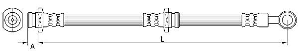 Furtun frana METZGER 4110670
